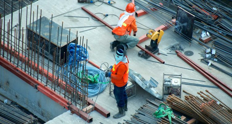 two men working